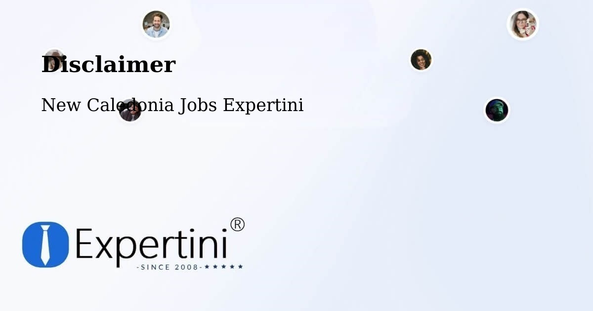 Disclaimer – La Rhumerie - New Caledonia Jobs Expertini